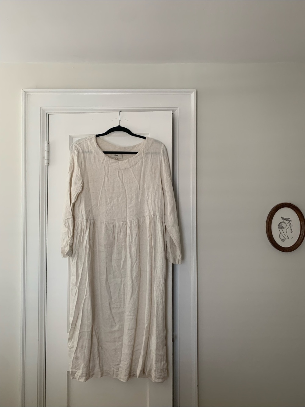 Women's Sauths Linen Blend Long-Sleeve Dress